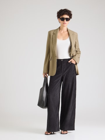 Wide Leg Pantalon MAC en noir