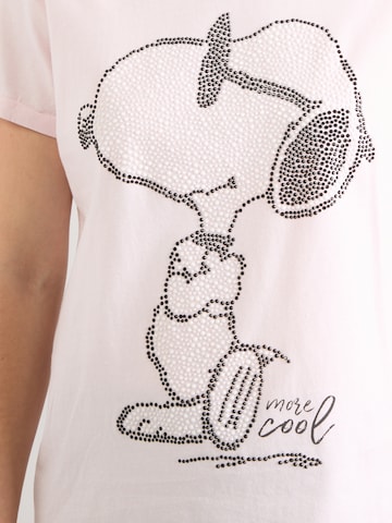 PRINCESS GOES HOLLYWOOD T-shirt 'SNOOPY More Cool' i rosa