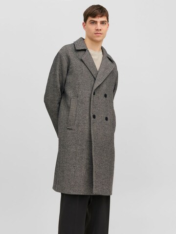 JACK & JONES Winter Coat in Grey: front