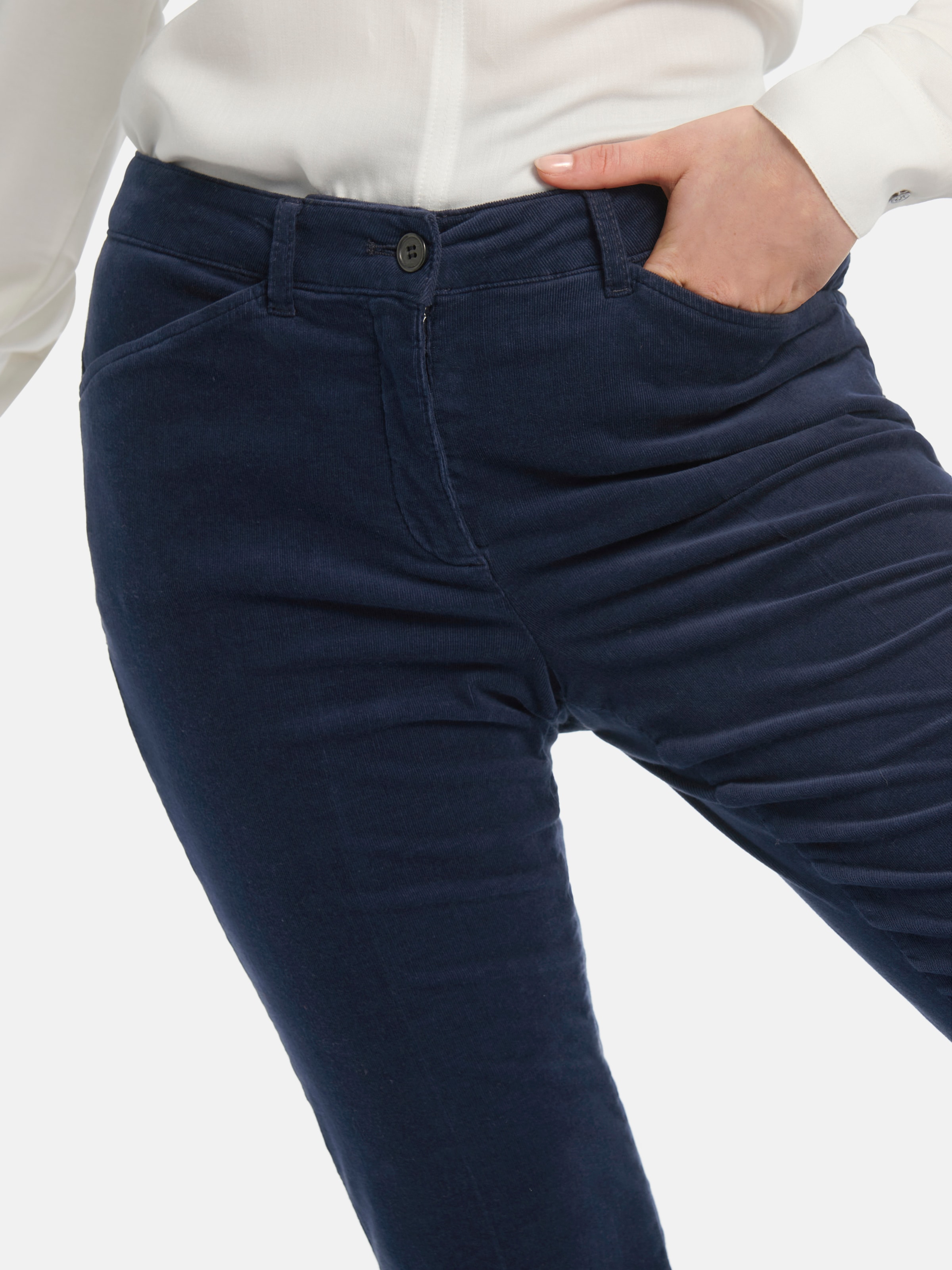 Frauen Große Größen Basler Hose 'Julienne' in Nachtblau - XS13862 Frauen Große Größen Basler Hose 'Julienne' in Nachtblau - XS13862