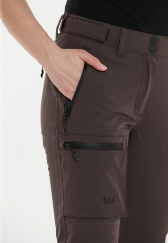 Whistler Regular Outdoor Pants 'Seymour' in Brown