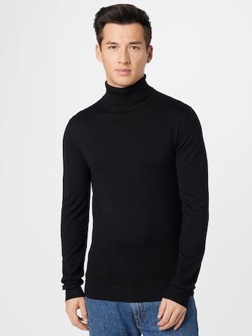 Petrol Industries Sweater in Black: front