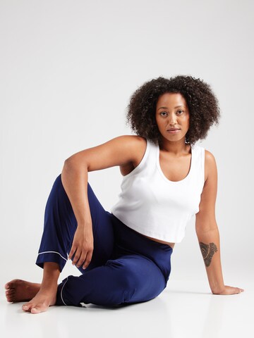 ONLY Carmakoma Pyjamabroek in Blauw