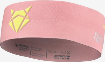 INCYLENCE Athletic Headband in Pink: front