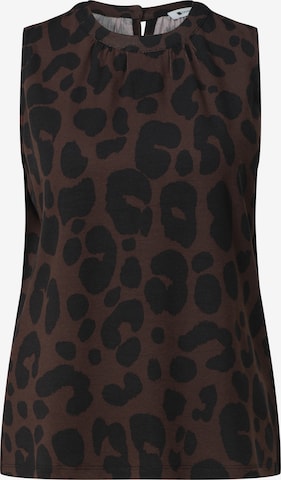 STREET ONE Top in Braun: Vorderseite