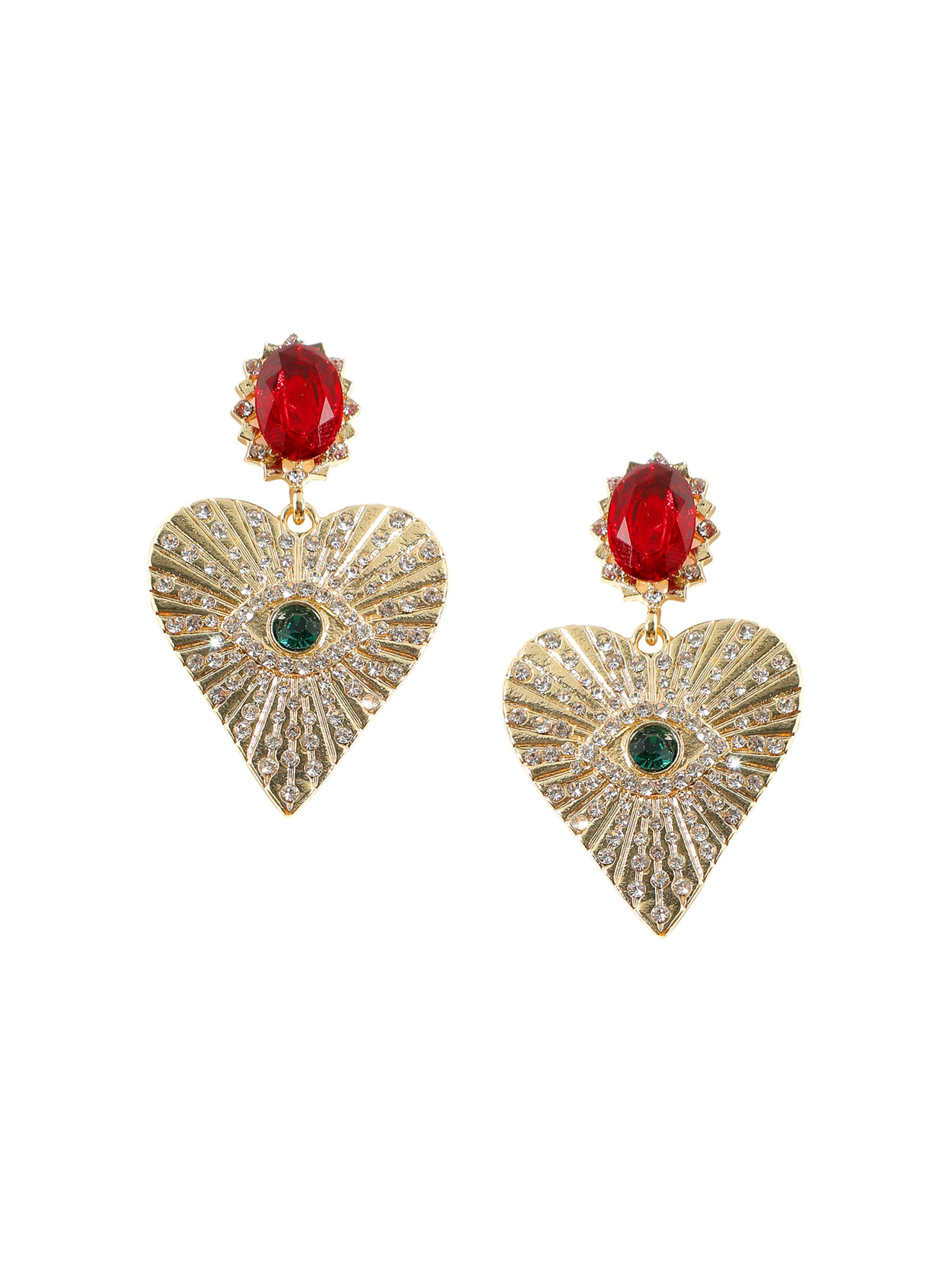 SOHI Örhängen 'Denise' i guld: framsida