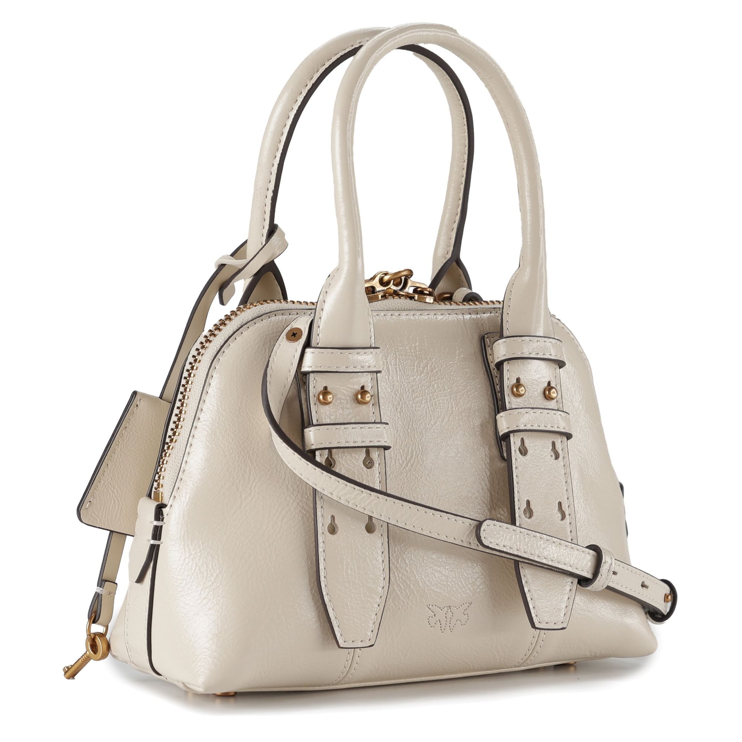 Borsa a mano di PINKO in beige