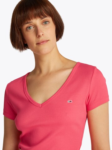 Tommy Jeans Shirt 'ESSENTIAL' in Red