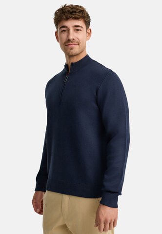 INDICODE JEANS Pullover 'INLukas' in Blau