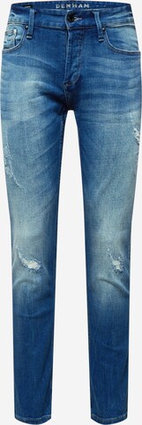 Slimfit Jeans 'RAZOR' di DENHAM in blu: frontale