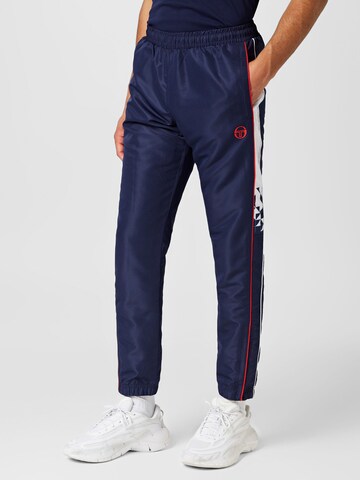 Sergio Tacchini Regular Sportbroek 'DISPERSA' in Blauw: voorkant