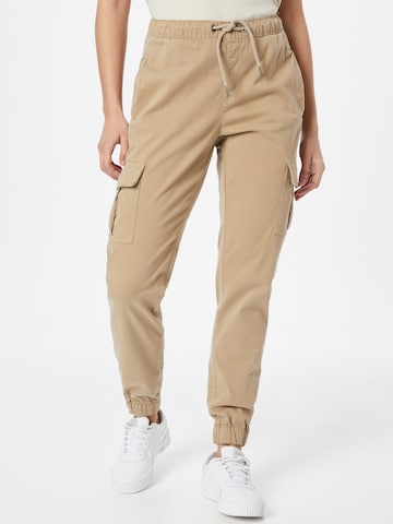 Urban Classics Tapered Gargohousut värissä beige: edessä