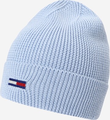 Bonnet Tommy Jeans en bleu : devant