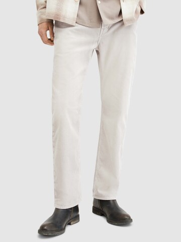 AllSaints Regular Broek 'CURTIS' in Grijs: voorkant