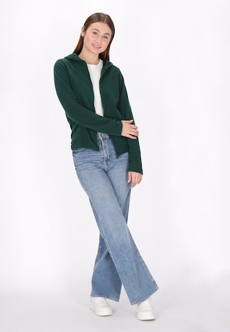 Veste en polaire swirly en vert
