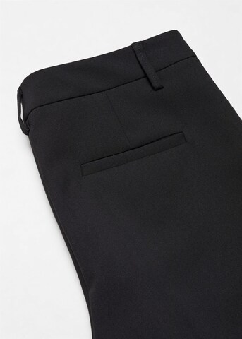 MANGO Slimfit Pantalon 'Bosco' in Zwart