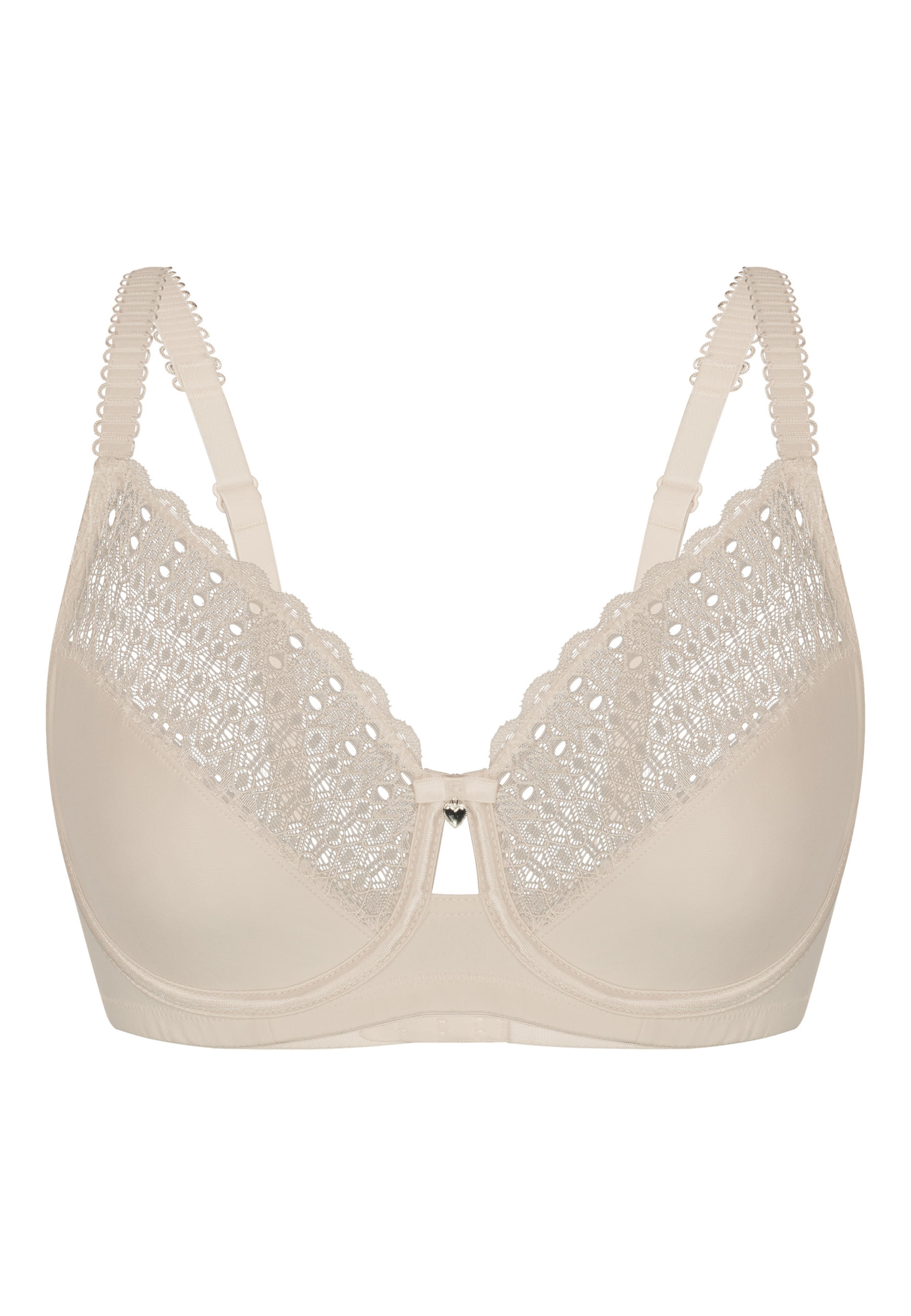 sassa T-shirt BH 'LOVELY SECRET' in Beige: voorkant