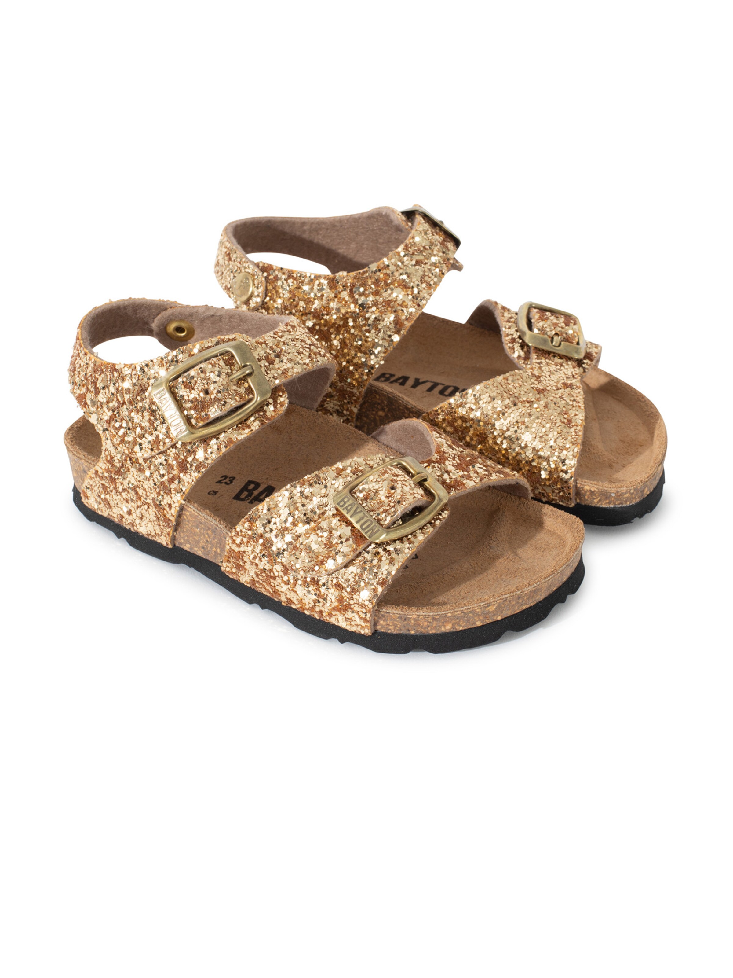 Bayton - Sandalias 'Pegase' en oro