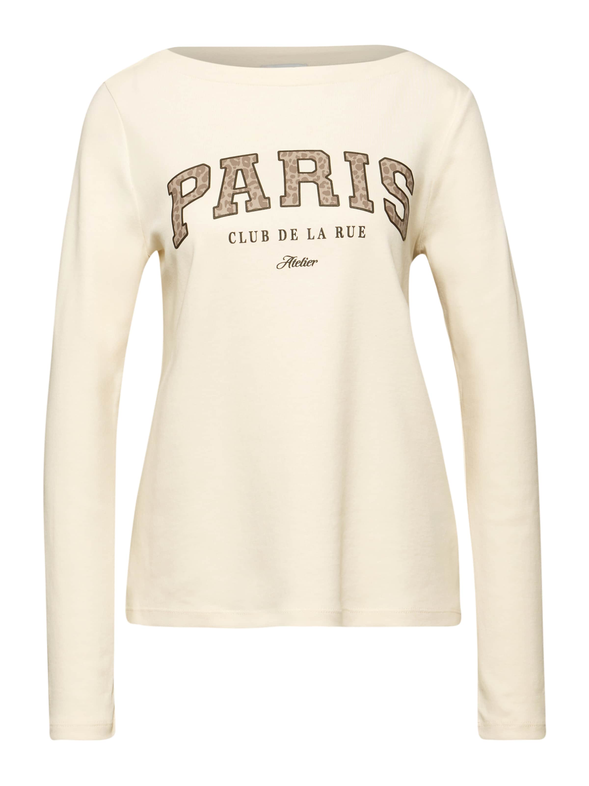 Tricou de la STREET ONE pe bej: față