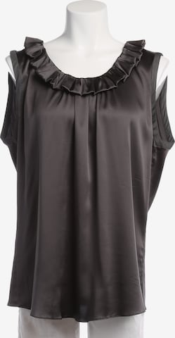 Emporio Armani Top / Seidentop L in Grau: Vorderseite