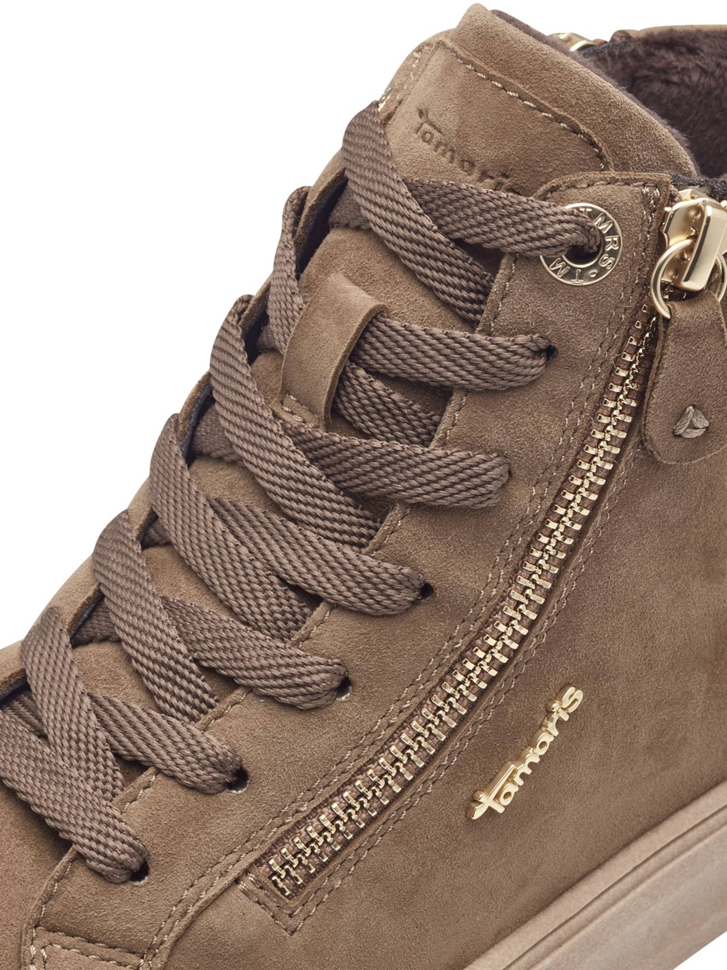 Baskets hautes Tamaris en beige