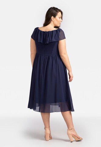 Robe de cocktail 'MILANO' Karko en bleu