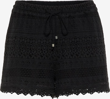 VERO MODA - regular Pantalón 'Honey' en negro: frente