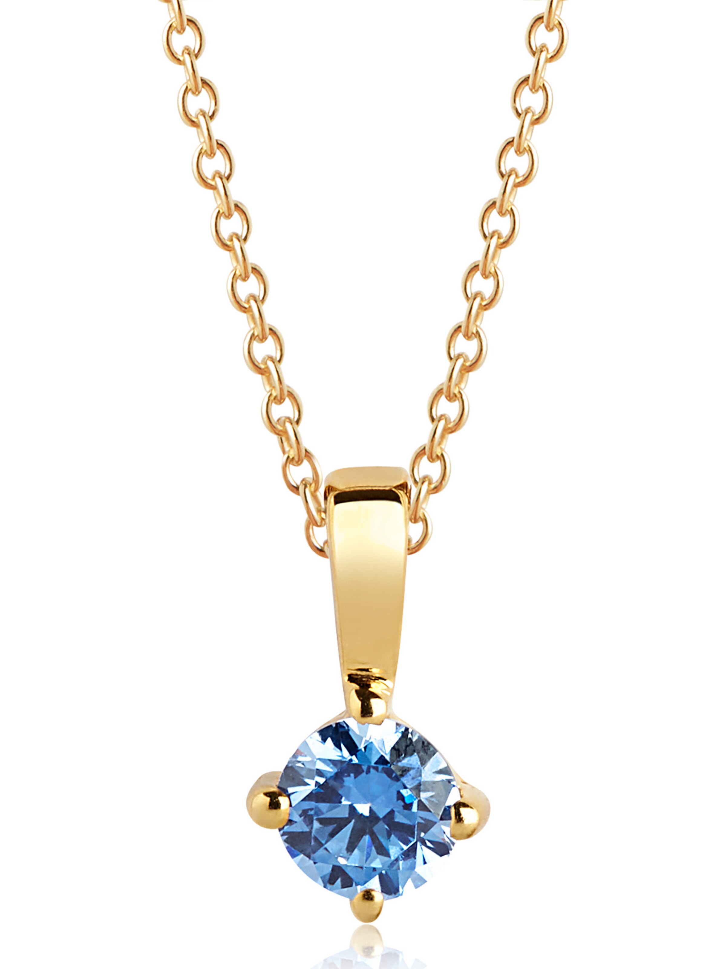 Sif Jakobs Kette in Blau: Vorderseite