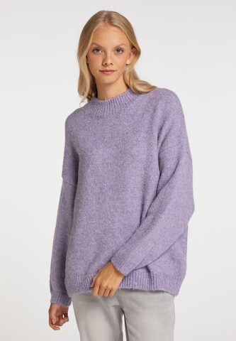 Pull-over MYMO en violet : devant