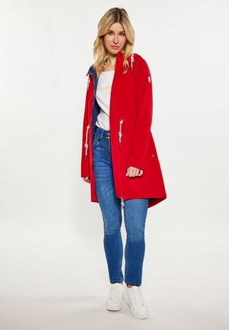 Manteau fonctionnel Schmuddelwedda en rouge