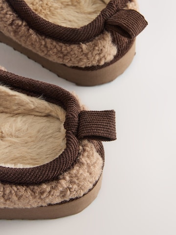 Next Slipper 'Novelty' in Brown