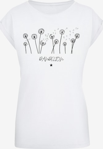 F4NT4STIC Shirt 'Dandelion' in White: front