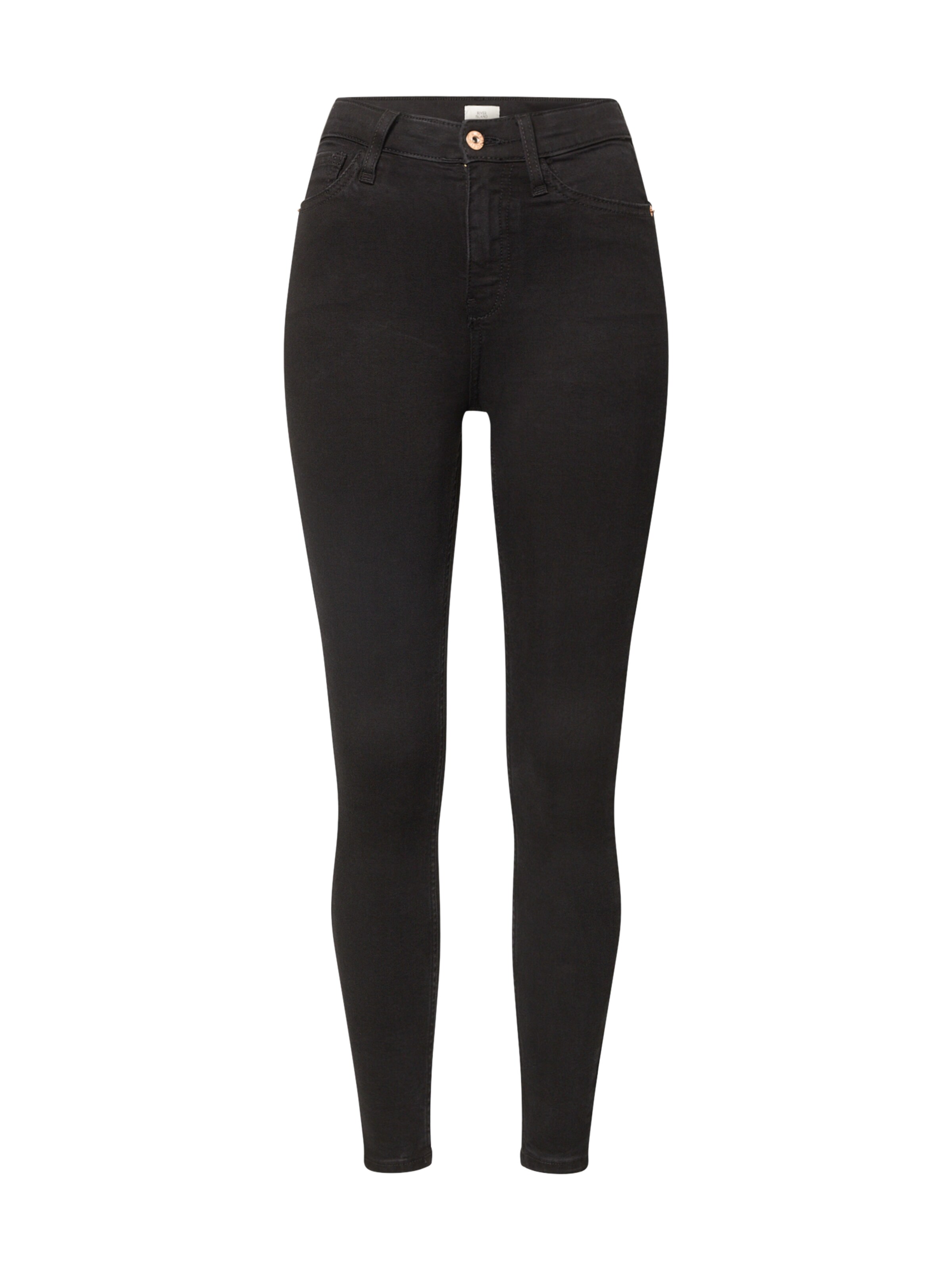 River Island Skinny Farmer - fekete: elől