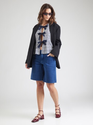 PIECES Bluse 'PCTalvina' in Blau