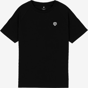 T-shirt 'BASIC 2.0' MOROTAI en noir : devant