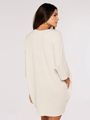 Apricot Knitted dress in Beige