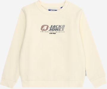 Jack & Jones Junior Sweatshirt 'JCOTIER' in Yellow: front