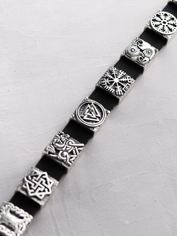 REYTEL - Pulsera 'VIKINGS MIDGAR' en plata