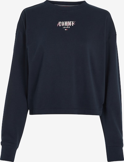 Tommy Jeans Curve Μπλούζα φούτερ σε μπλε μαρέν / ανοικτό ροζ / λευκό, Άποψη προϊόντος