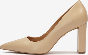 Kazar Pumps in Beige: front