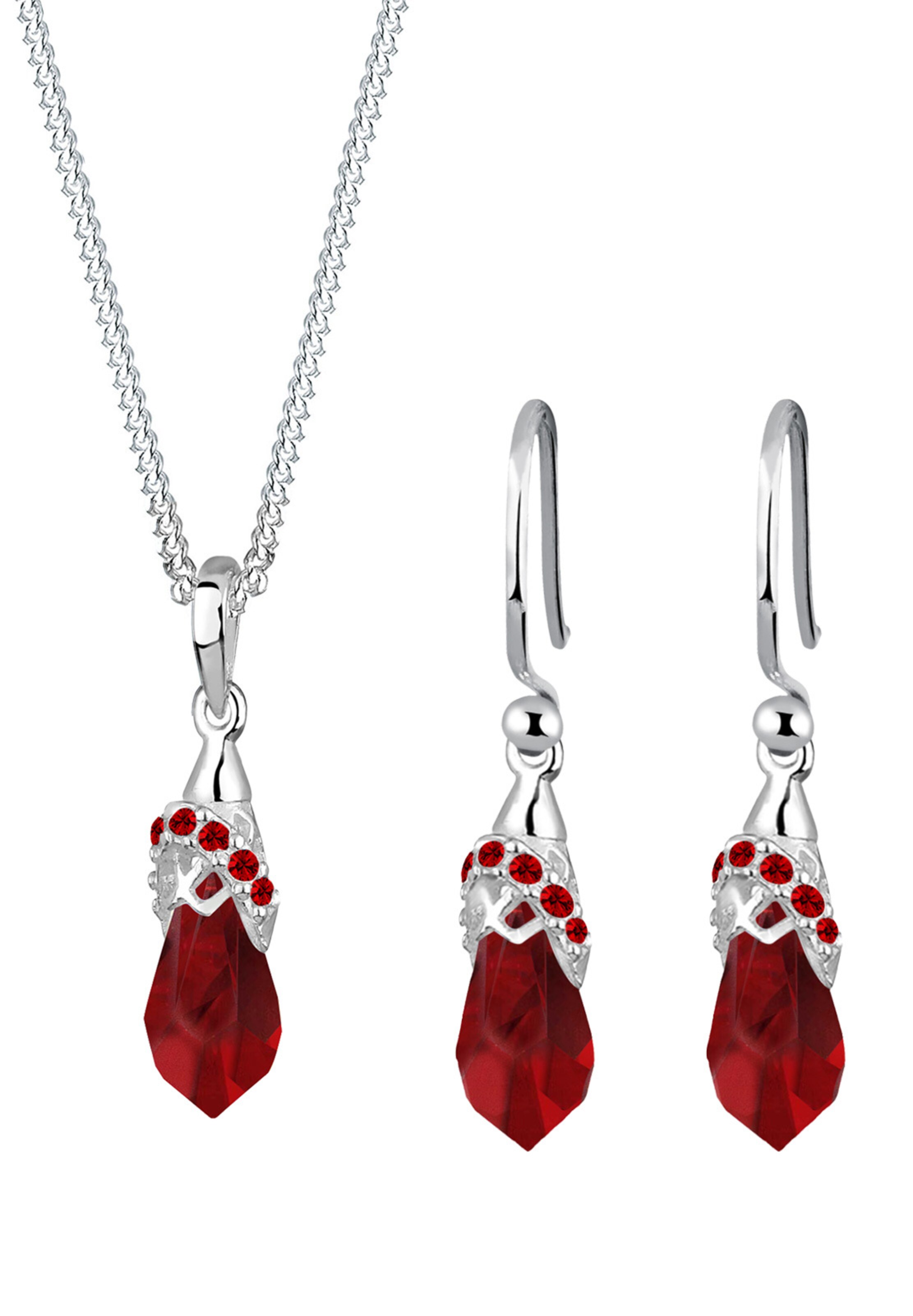 ELLI Jewelry set in Silver: front