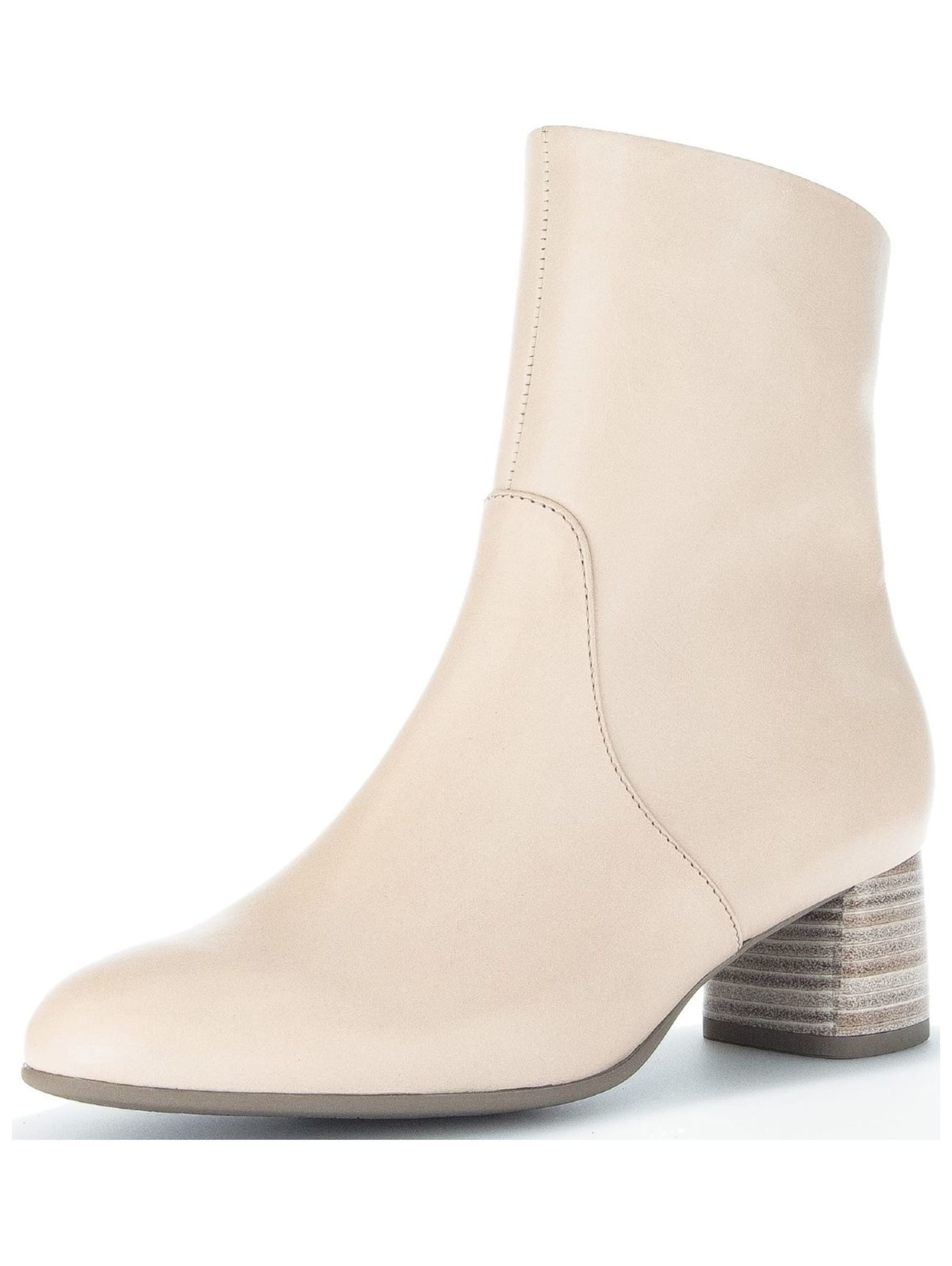 GABOR Enkellaarsjes in Beige: voorkant
