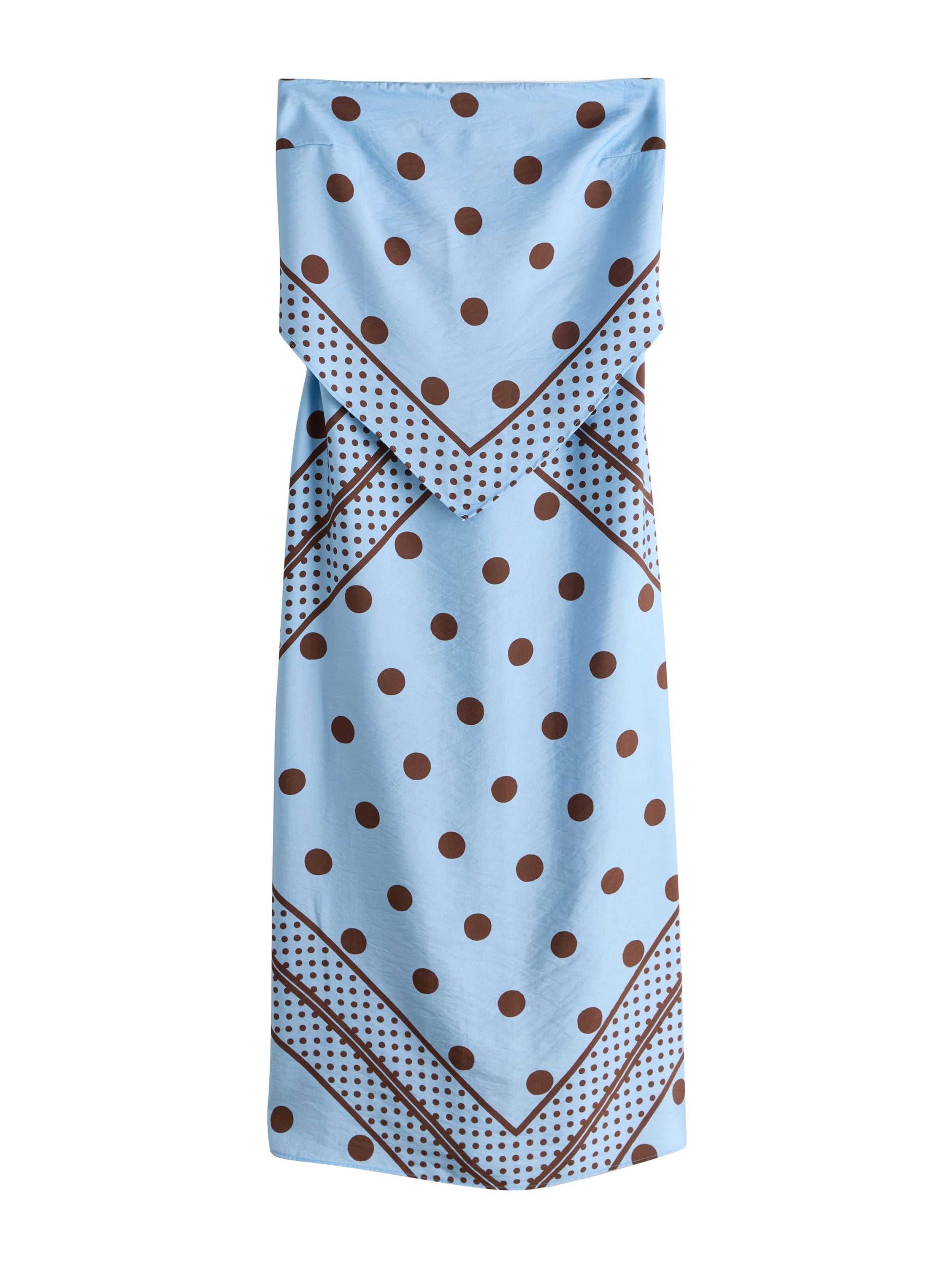 Next Summer dress in Blue / Dark brown, Item view