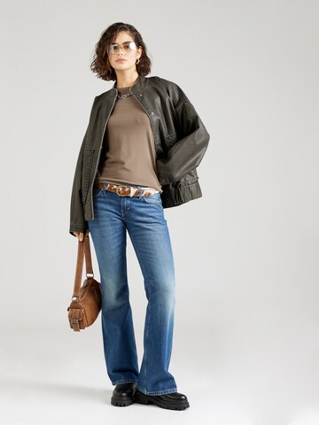 PIECES Shirt 'PCSIRENE' in Brown