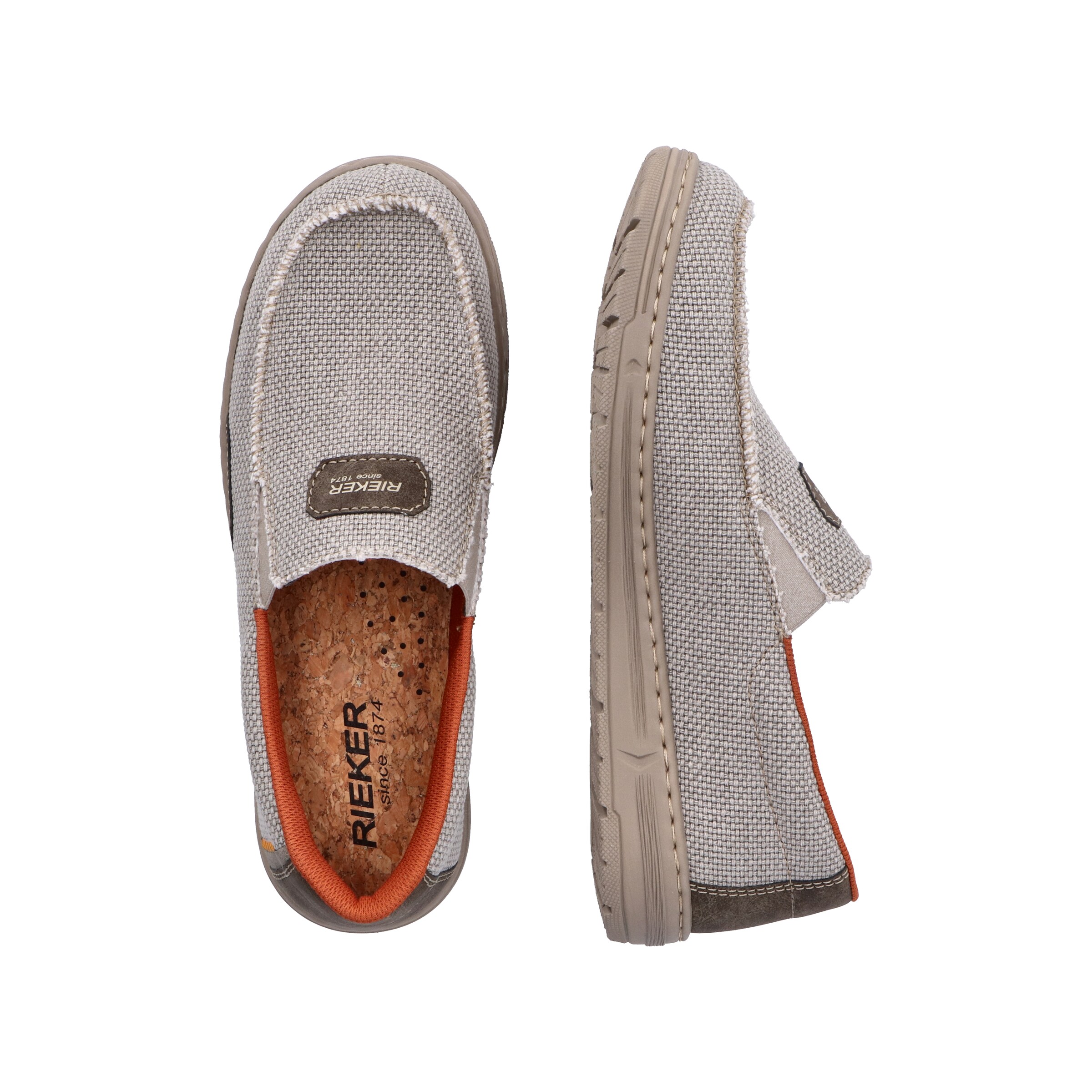 Rieker Mocassins in Grijs