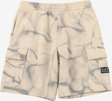 Regular Pantalon EA7 Emporio Armani en beige : devant