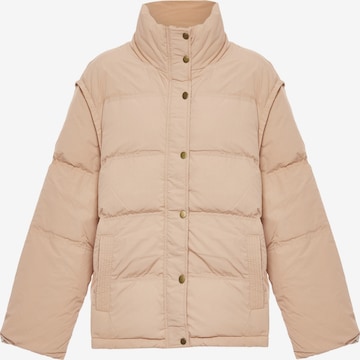 MYMO Tussenjas in Beige: voorkant