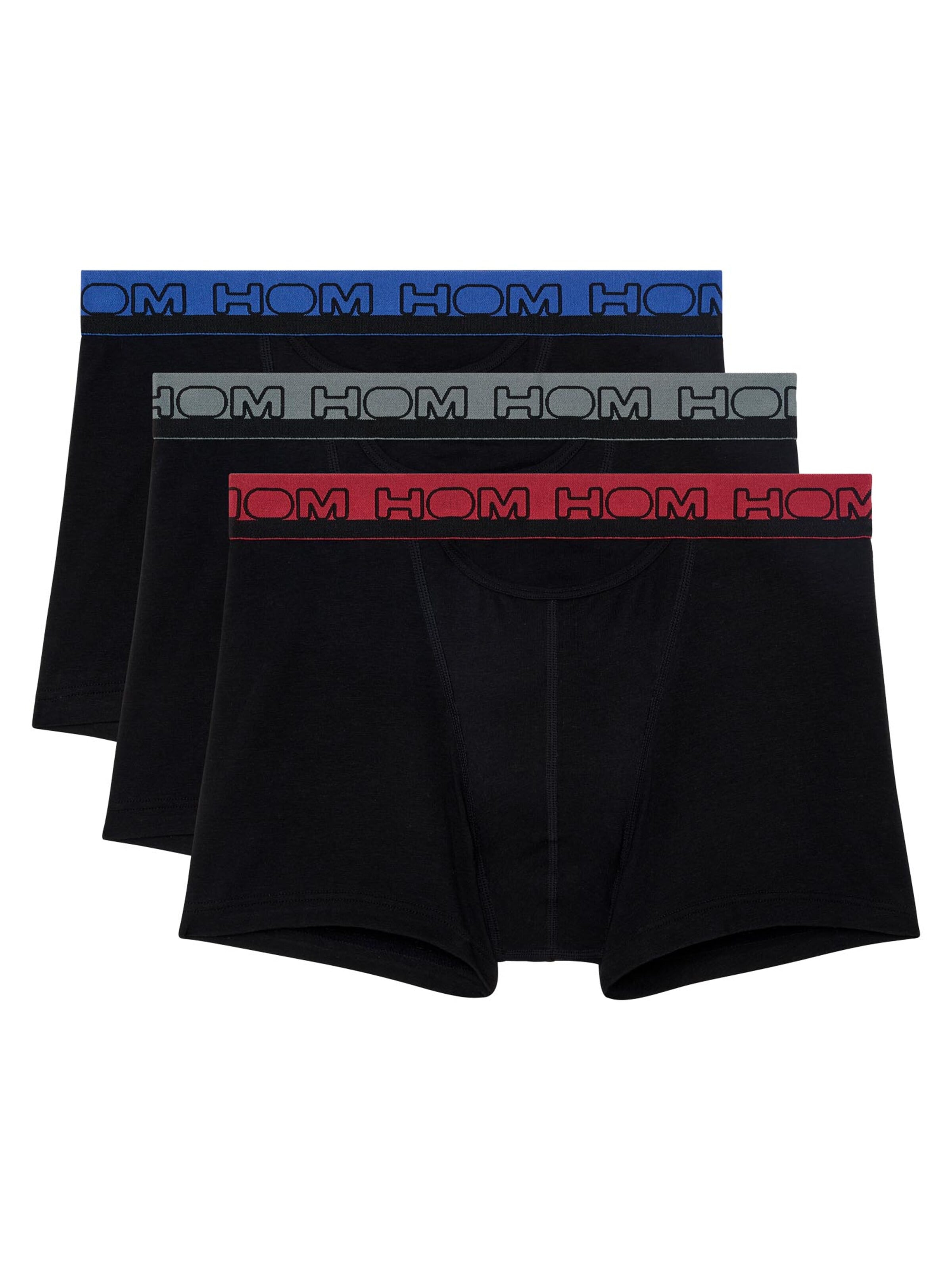 Boxers 'Terry' HOM en noir : devant