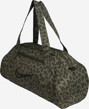 Borsa sportiva di NIKE in verde: frontale