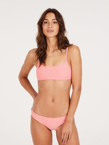 PROTEST Bustier Bikini 'PRTCINE'‌‌ in Pink: Vorderseite